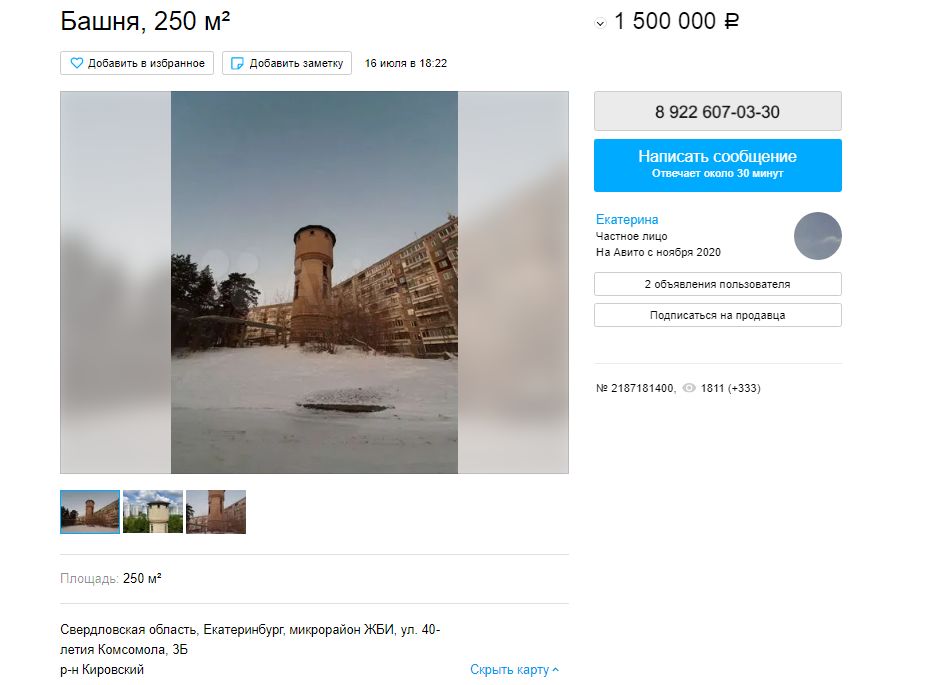 Фото: скриншот сайта Avito