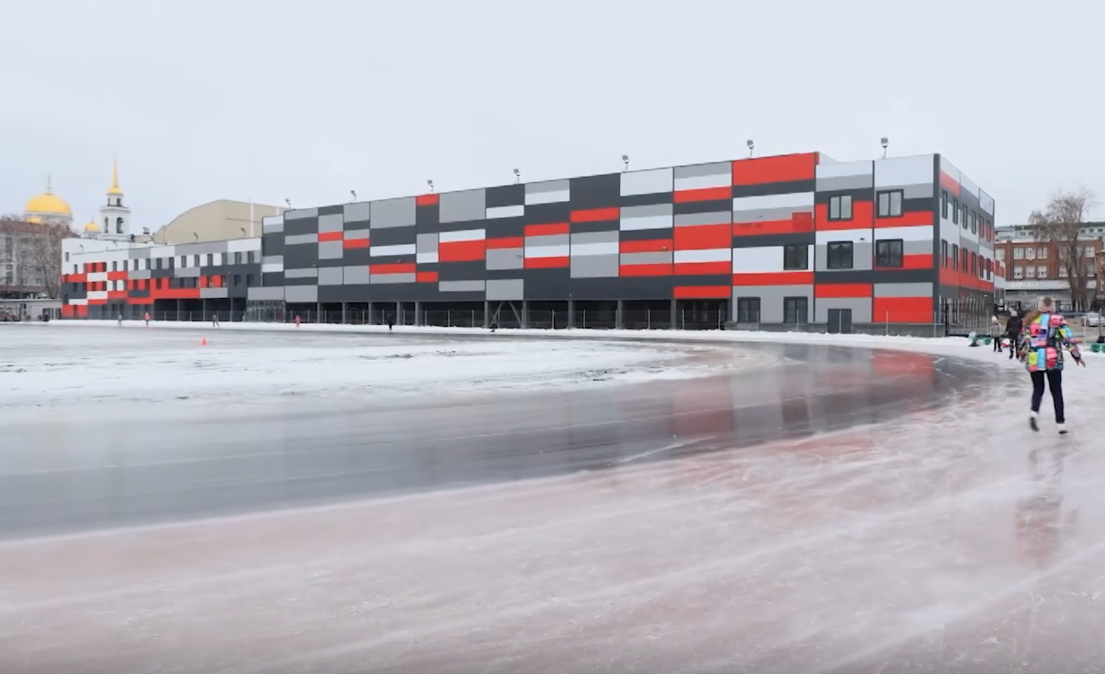 Вторая очередь «Дацюк Арены». Скриншот из выпуска программы «Вести Урал»