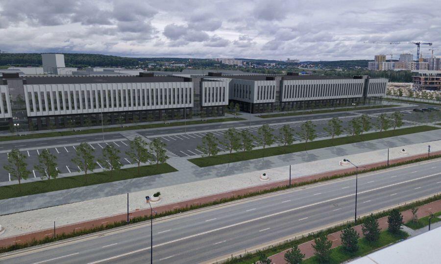 Рендер одного из корпусов фабрики. Фото: департамент информационной политики Свердловской области