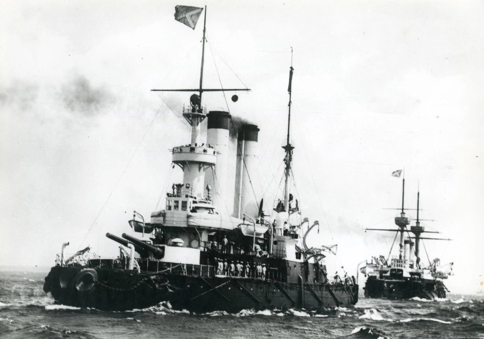 Броненосец «Адмирал Ушаков» 1902 год. Фото: tsushima.su