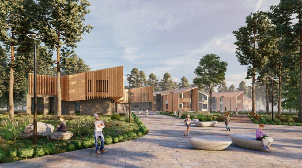 Эскиз проекта предоставлен ДИП Свердловской области.