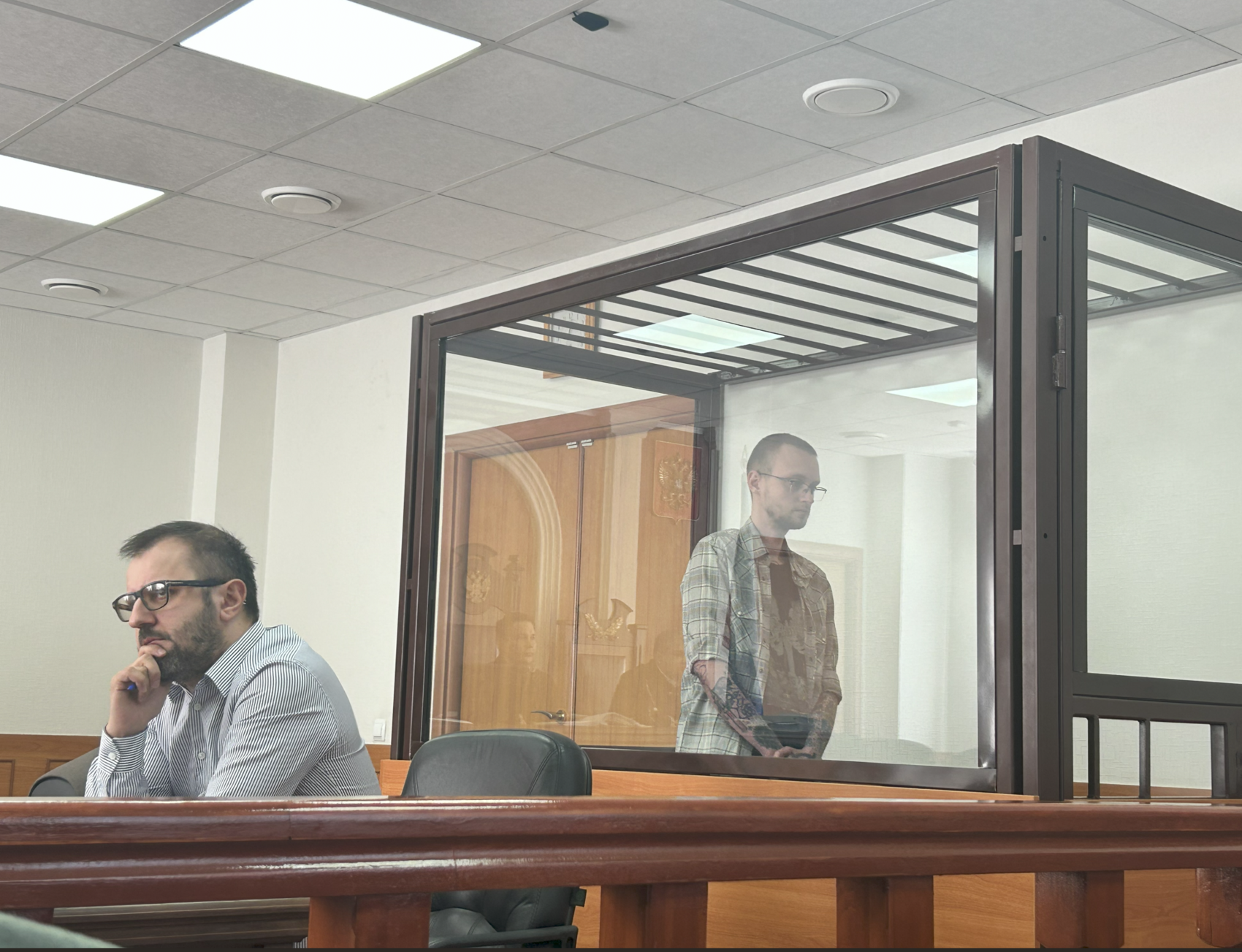 Алексей Рожков и его адвокат Камиль Исамеков. Фото: It's My City