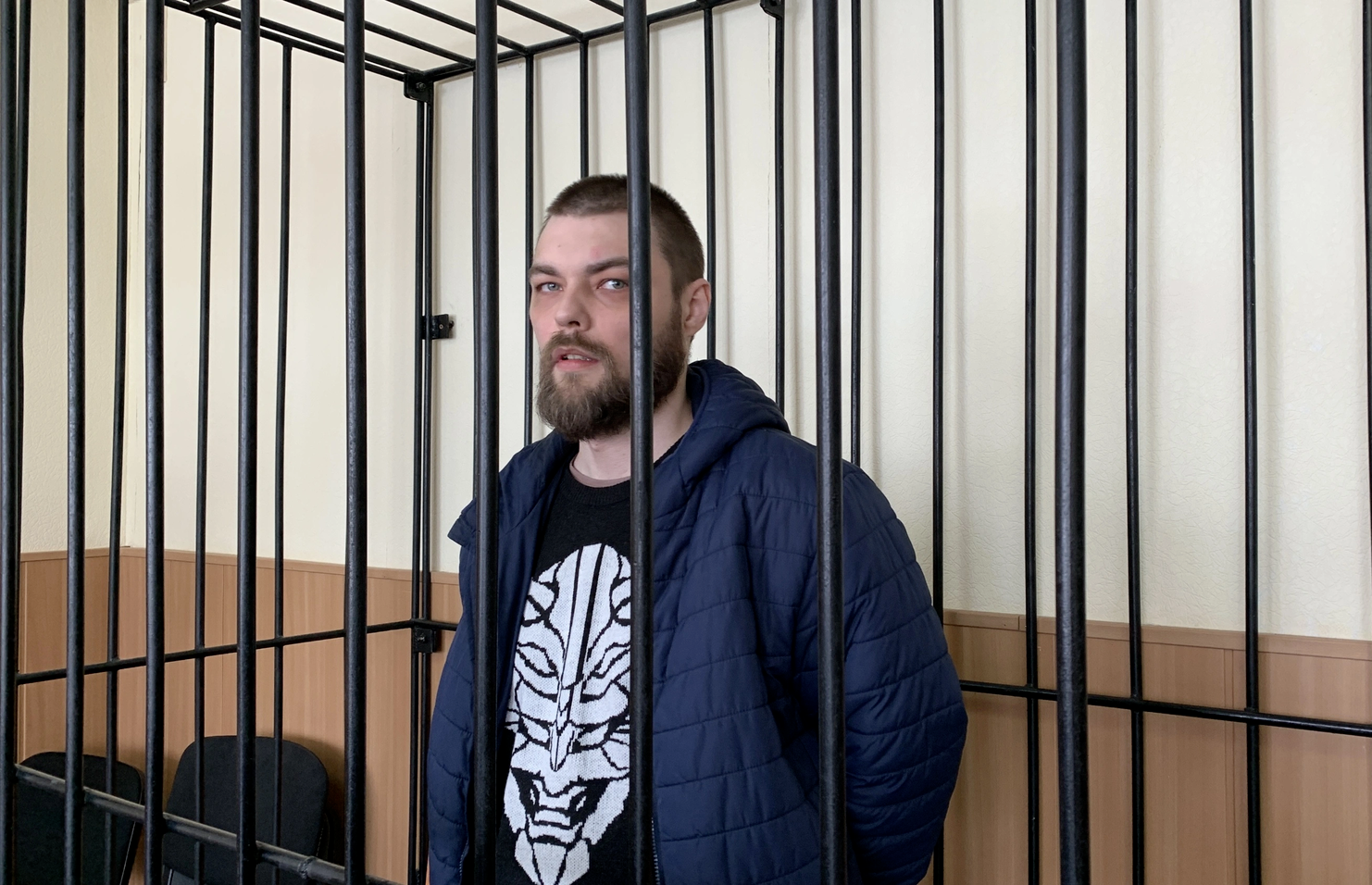 Игорь Якуничев на заседании по мере пресечения. Фото: 72.Ru