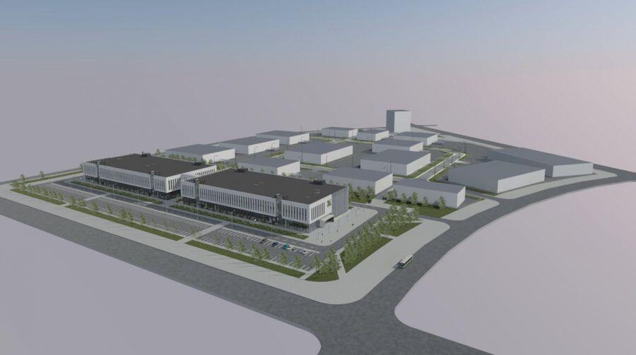 Рендер фабрики. Фото: департамент информационной политики Свердловской области